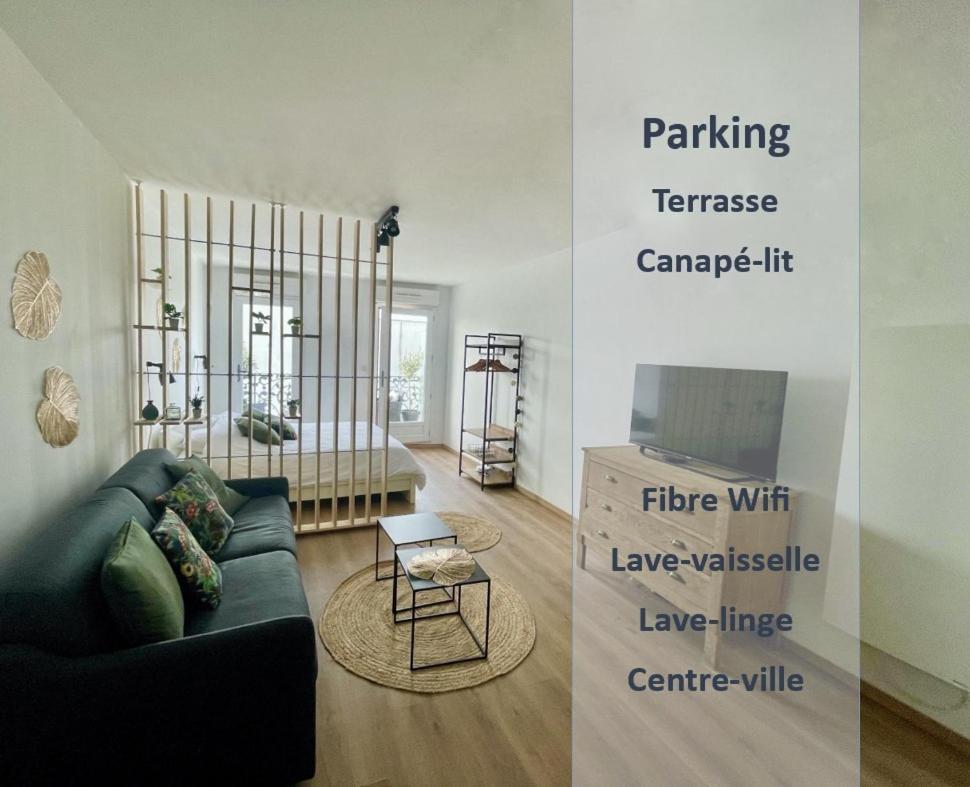 Alp Chartres - Grand Studio Avec Terrasse Et Parking 외부 사진